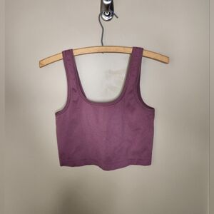 Athleta Aurora Seamless Scoop Crop in Damask Mauve. Size S (Est)#537458